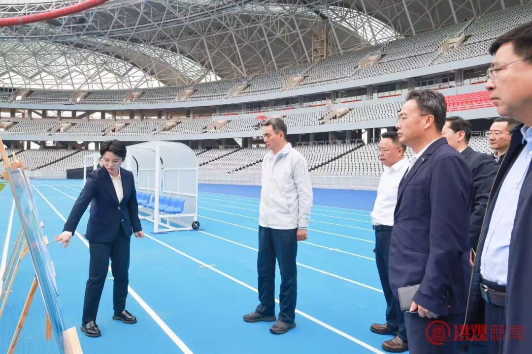 李红军调研检查2026年“赣超”南昌队主场赛事准备情况